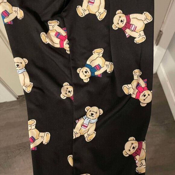 NEW 2Pc 2X 18W-20W Women's Here for the Hugs Teddy Bear Pajamas w/ Pockets - Picture 4 of 4